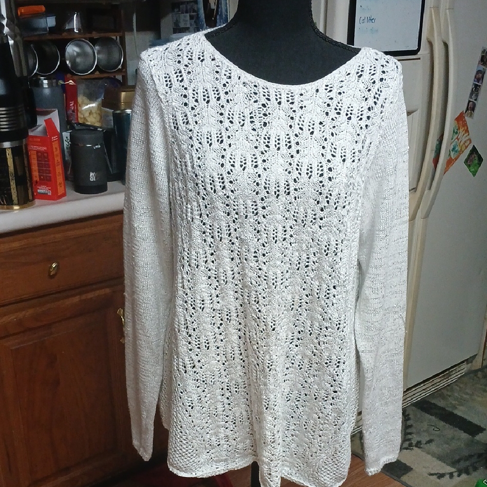 Preswick & Moore White Lace Blouse